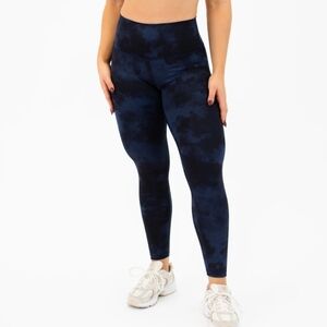 Fleo Navy Tie-Dye Leggings